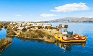 lago titicaca islas flotantes